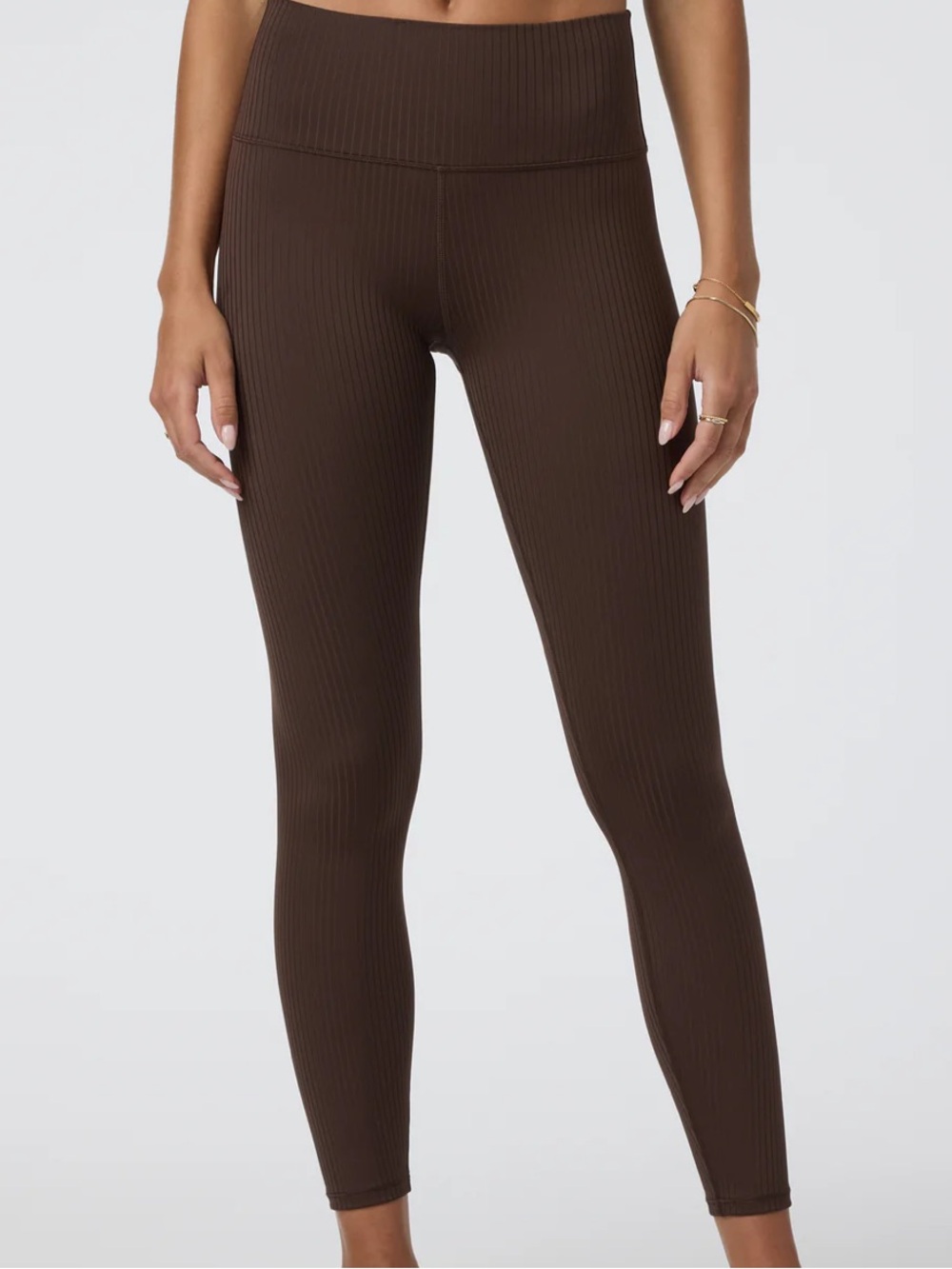Vuori Inversion Rib Legging - Brown - Picture 6 of 11